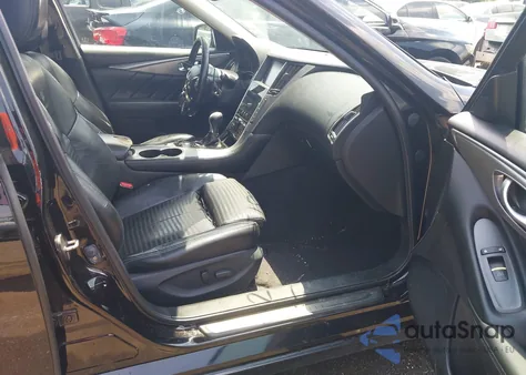 2014 Infiniti Q50 Sport z USA, uszkodzony, nr VIN JN1BV7AR8EM691233